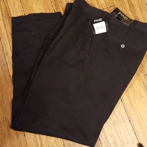 Ping collection black golf pants